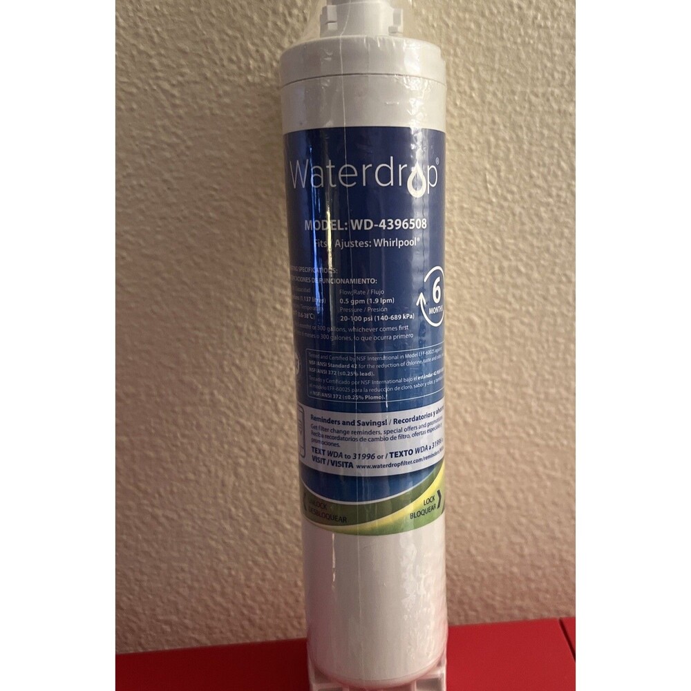 Waterdrop WD-4396508 Water Filter For Whirlpool - Sealed